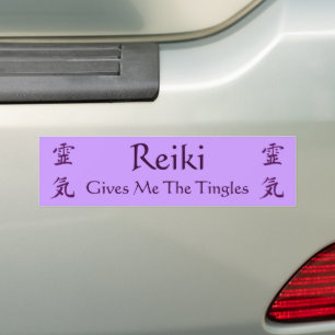Le Symbole Reiki Me Donne Le Sticker De Bumper Tin