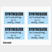 Le synthétiseur n'est pas tout Sticker rectangulai (Feuille)