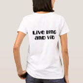 Le T-shirt 2015 de base des femmes de lama de (Dos)