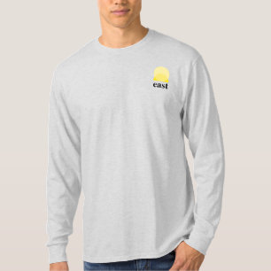Le T-shirt à la longue robe des hommes en cendres