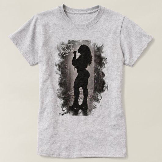 LE T-SHIRT À L'ALLURE ACCROCHEUSE (SILHOUETTE) (Design devant)
