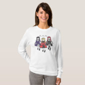 Le T-shirt à manches longues Les Trois Sœurs (Devant entier)