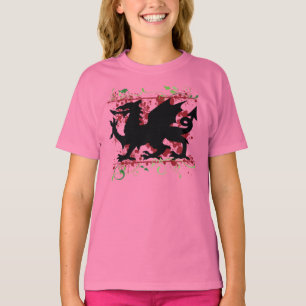 Le T-shirt adapté de la fille de dragon de Galloi