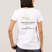 Le T-shirt adapté des femmes de Budd-Chiari (Dos)