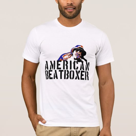Le T-shirt américain de classique de Beatboxer (Devant)