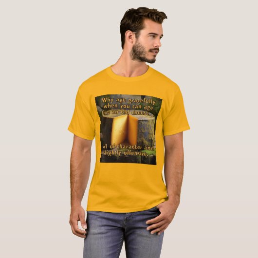 Le T-shirt au fromage ancien (Devant entier)