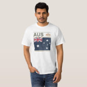 Le T-shirt "Australie " des hommes (Devant entier)