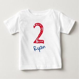 Le T-shirt Baby Second Birthday