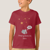 Le T-shirt basique de l'enfant Dormir sous les éto (Devant)