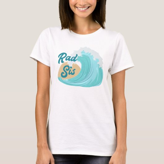 Le T-shirt Big One Wave Birthday Rad Sis (Devant)