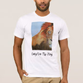 Le T-shirt blanc des hommes avec la conception de (Devant)