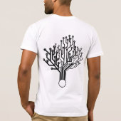 Le T-shirt blanc des hommes d'ELC (Dos)