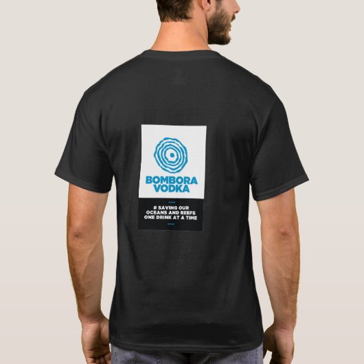 Le t-shirt Bombora Vodka design Son Smooth Down Un (Dos)