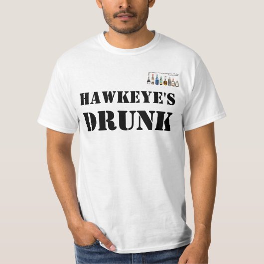 Le T-shirt bu de Hawkeye (Devant)