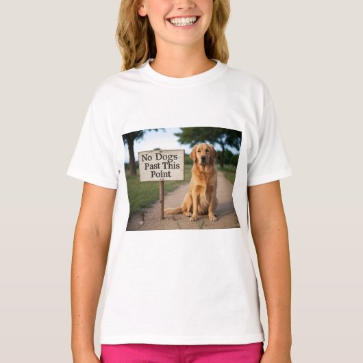 Le T-shirt chien rebelle (Devant)