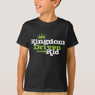 Le T-shirt conduit par royaume de l'enfant (vert)