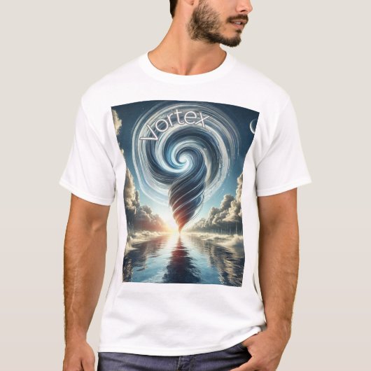 Le T-shirt cosmique "Vortex" (Devant)