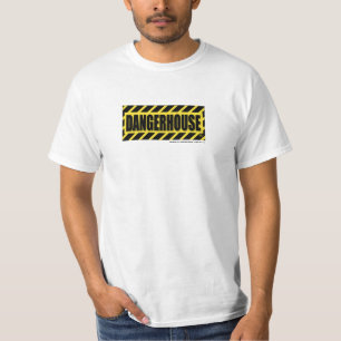 Le T-shirt Dangerhouse enregistre le BLANC JAUNE