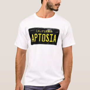 Le T-shirt d'Aptosia des hommes originaux de logo
