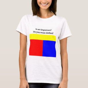 Le t-shirt d'artiste L'art est-il important