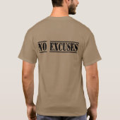 Le T-shirt d'aucuns hommes d'excuses de JROTC (Dos)