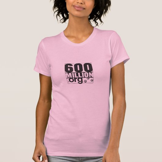 Le T-shirt de 600 millions de femmes de base (Devant)