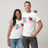 Le T-shirt de base blanc des hommes de citation de (Unisexe)