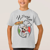 Le T-shirt de base de Pizza Time Boy (Devant)