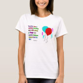 Le T-shirt de base des femmes de citation de (Devant)