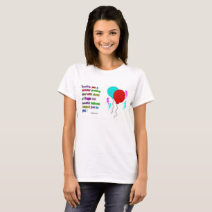 Le T-shirt de base des femmes de citation de