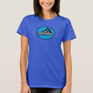 Le T-shirt de base des femmes de LOGO de TRUEWALK