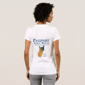 Le T-shirt de base des femmes de PAIR (Dos entier)