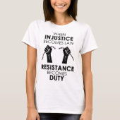 Le T-shirt de base des femmes d'injustice (Devant)
