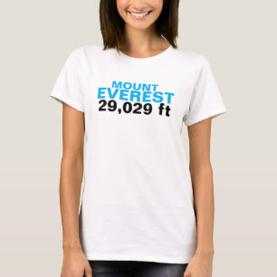 Le T-shirt de base des femmes du mont Everest