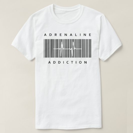 Le T-shirt de base des hommes de dépendance (Design devant)