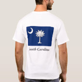 Le T-shirt de base des hommes de drapeau de Sc (Dos)