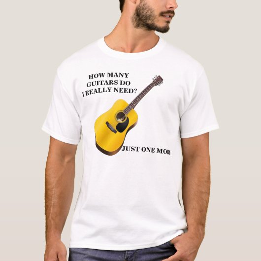 Le T-shirt de base des hommes de guitares (Devant)