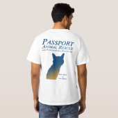 Le T-shirt de base des hommes de PAIR (Dos entier)