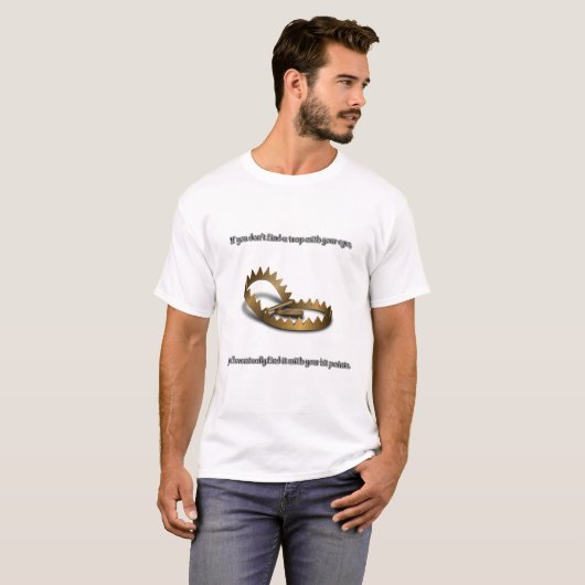 Le T-shirt de base des hommes de piège de RPG (Devant entier)