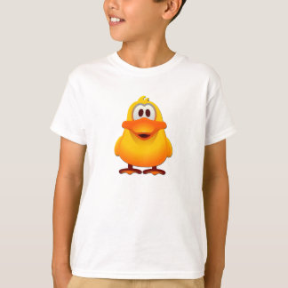 Le T-shirt de base w/logo des garçons de canard