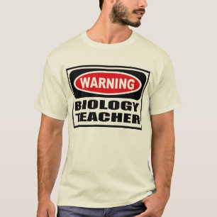 Le T-shirt de BIOLOGIE des hommes d'avertissement