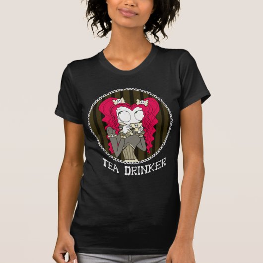 Le T-shirt de buveur de thé (Devant)