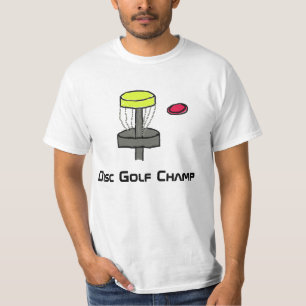 Le T-shirt de champion de golf de disque