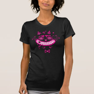 Le T-shirt de chat de Cheshire (rose)