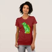 Le T-shirt de chat de jade (Devant entier)
