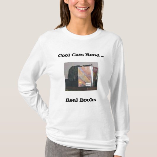 le T-shirt de chats réserve des librairies (Devant)