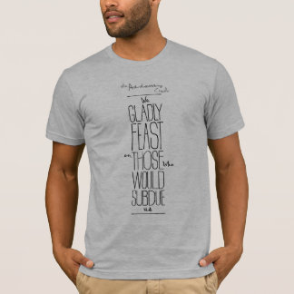 Le T-shirt de credo de famille d'Addams