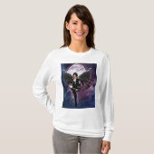 Le T-shirt de dames de Sluagh (Devant entier)