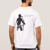 Le T-shirt de guitare de roche "sont vous (Dos)