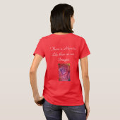 Le T-shirt de la femme avec la copie de rose de (Dos entier)